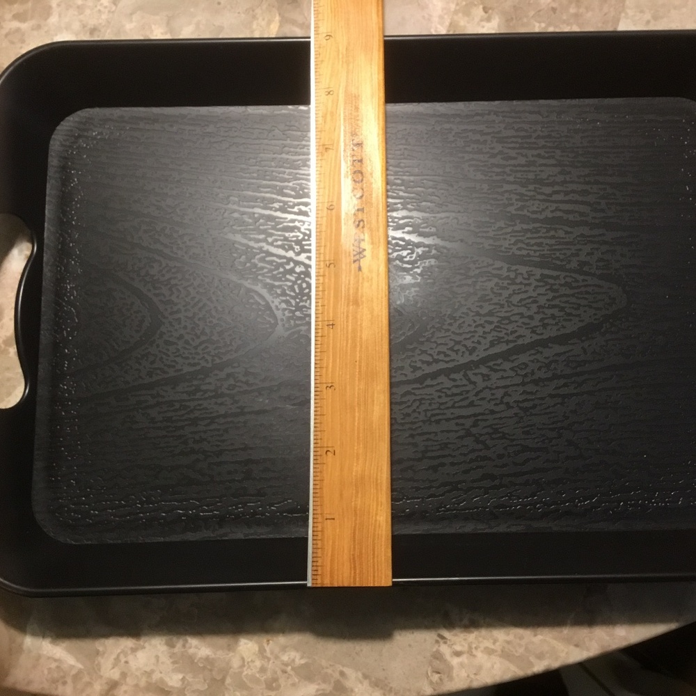 Tray with handles NICE! 12 inch long inseam x *7 1/2 inch inseam - Picture 5 of 7
